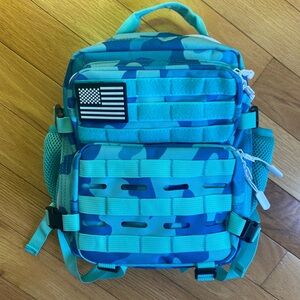 9L Blue Tactical Backpack with Modular Design
